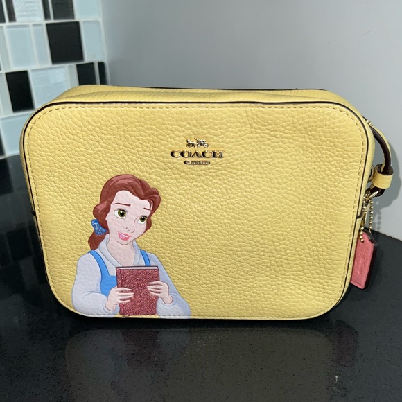 Coach Yellow Crossbody Bag with Belle Design - Picture 1 of 5